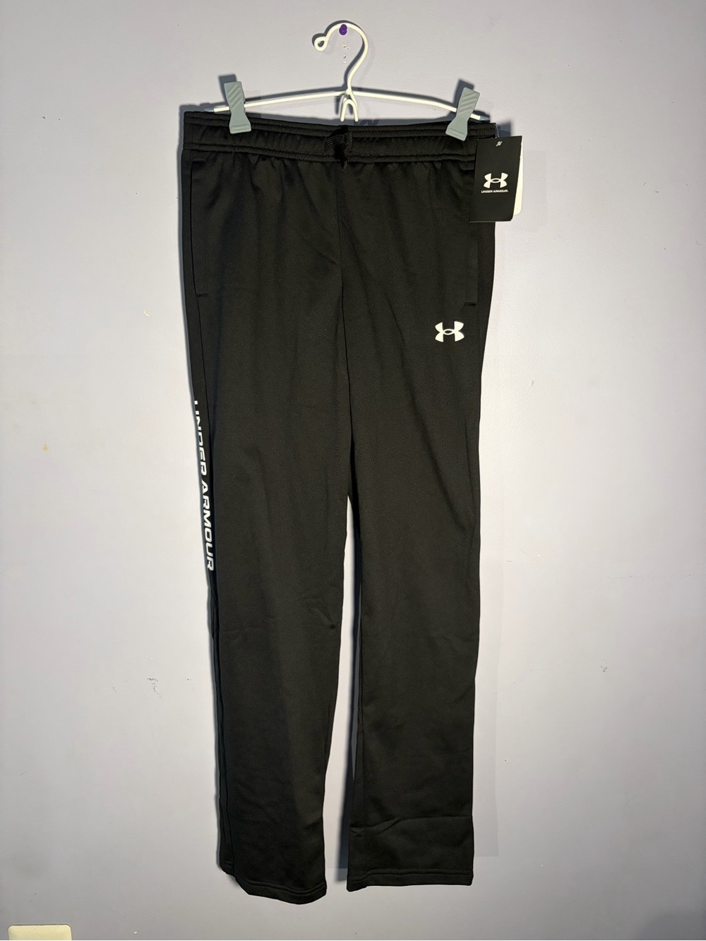 Under Armour Kids Black Logo Joggers